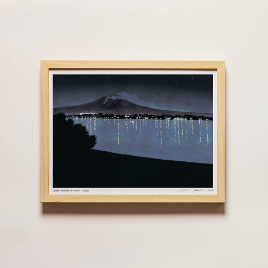 Fujiyama by night